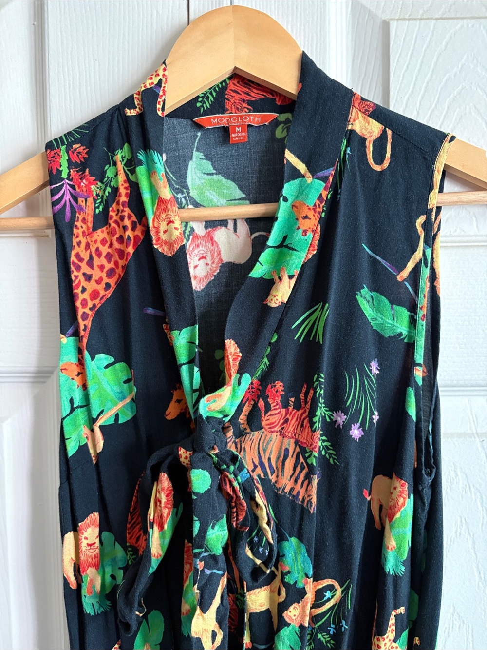 ModCloth Animal Print Romper - Picture 3 of 6